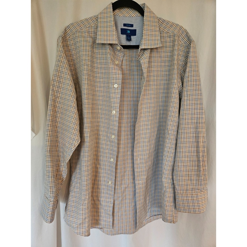 Egara Shirt - Sz L - Plaid - Long Sleeve Collared Button Up